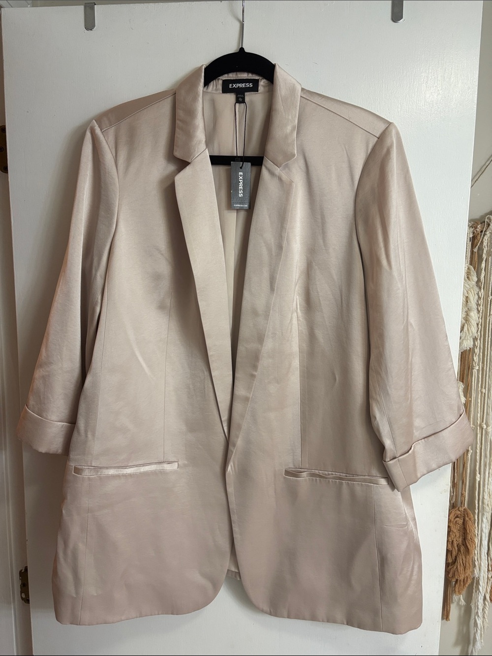 Express Women's Light Beige Blazer XL NEW